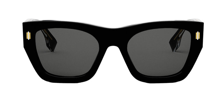 Fendi ROMA FE 40100I 01A Black Cat Eye Sunglasses