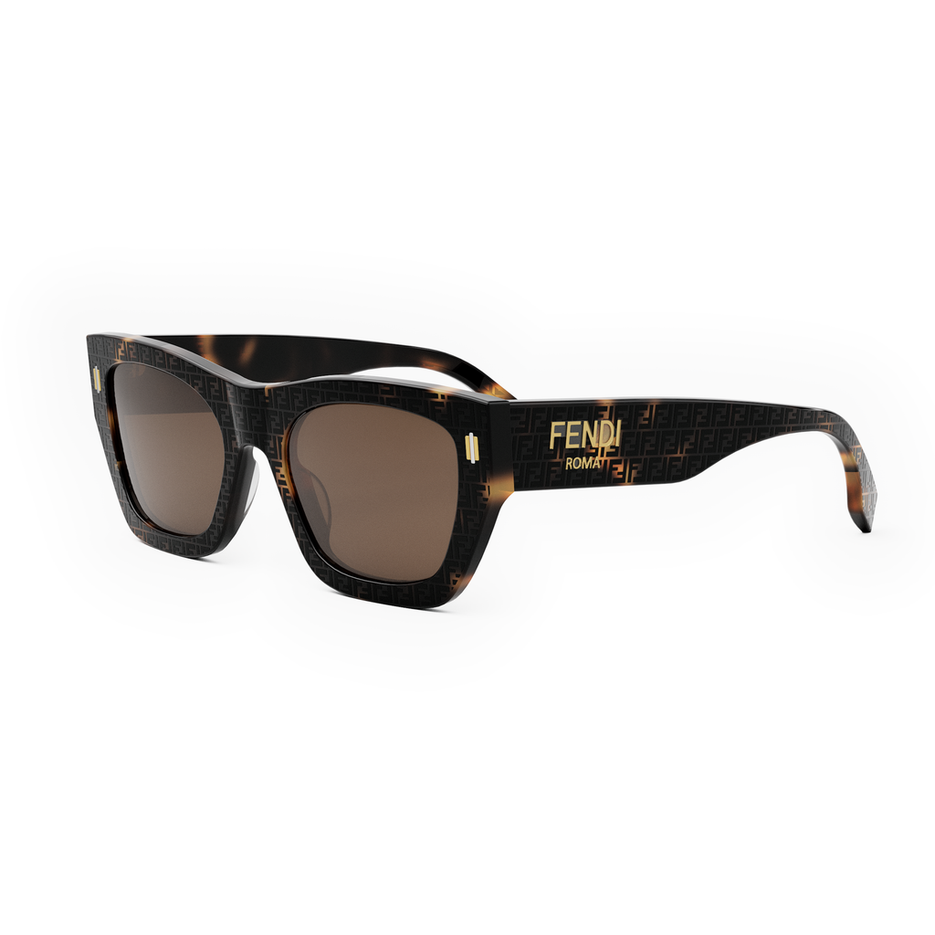 FENDI FE 40100 I 55E Rectangular Sunglasses
