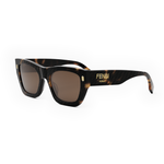 FENDI FE 40100 I 55E Rectangular Sunglasses