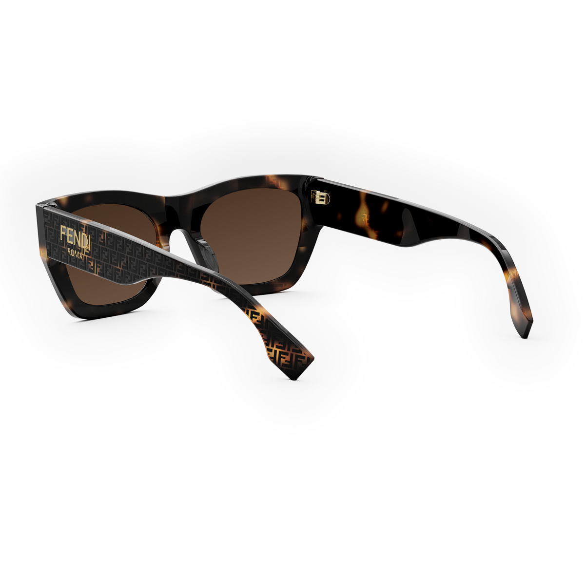 FENDI FE 40100 I 55E Rectangular Sunglasses