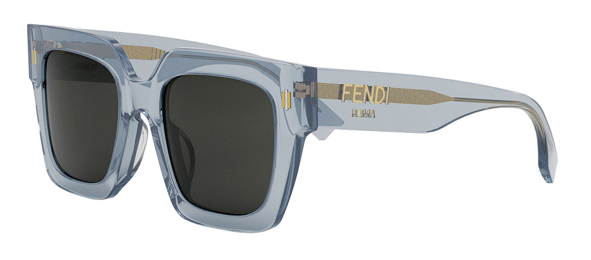 Fendi ROMA FE40101 F 90A Square Sunglasses