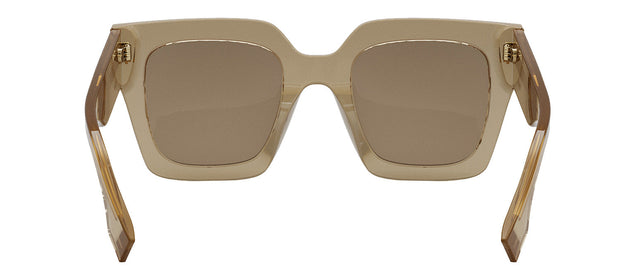 Fendi ROMA FE 40101I 57E Blue Square Sunglasses