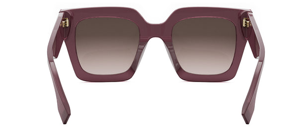 Fendi ROMA FE 40101 F 81F Square Sunglasses