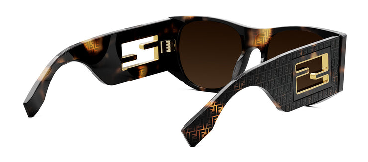 Fendi Baguette FE40109I 55E Oval Sunglasses