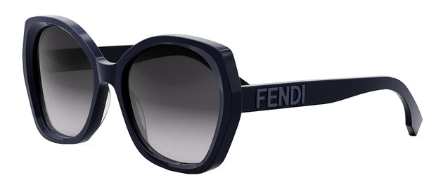 Fendi Lettering FE 40112 I 90B Butterfly Sunglasses