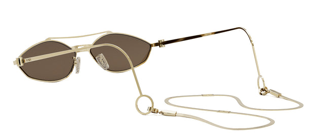Fendi BAGUETTE FE 40114 U-Y 30G Geometric Sunglasses
