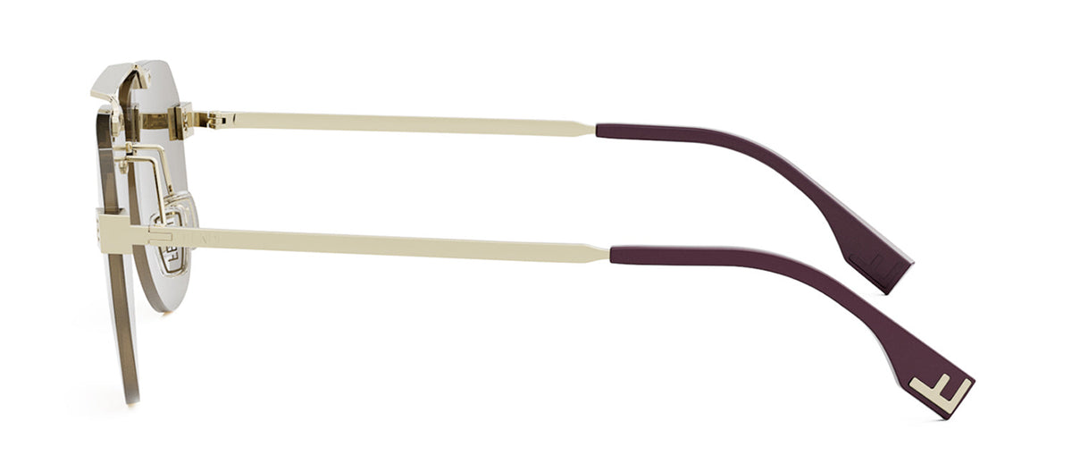 Fendi FE 40115 U 32G Aviator Sunglasses