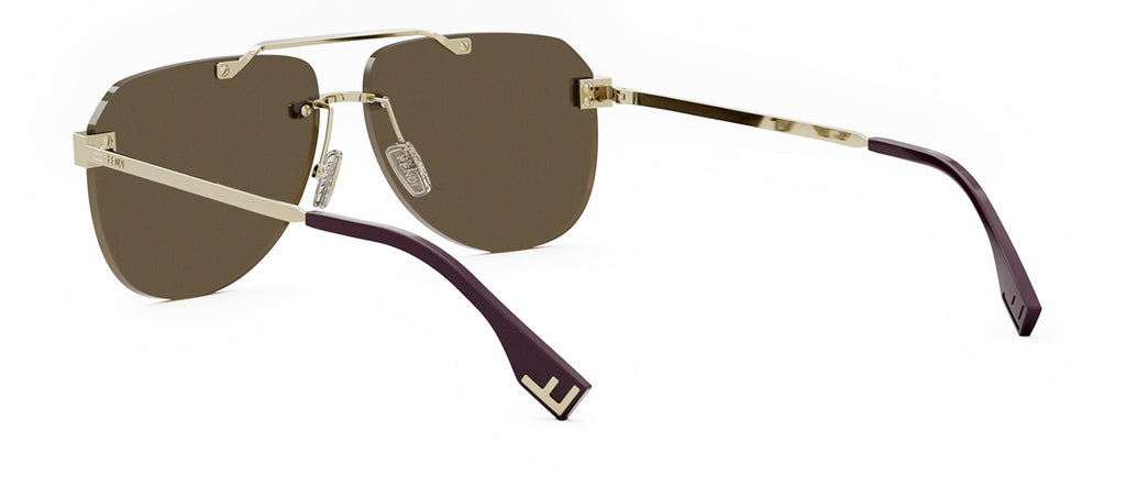 Fendi FE 40115 U 32G Aviator Sunglasses