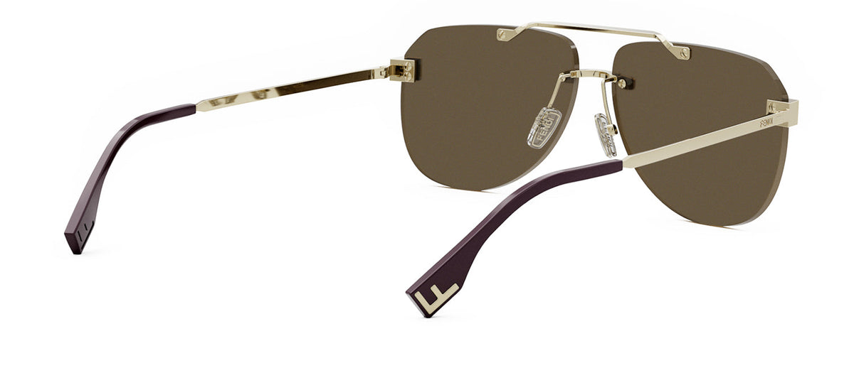 Fendi FE 40115 U 32G Aviator Sunglasses