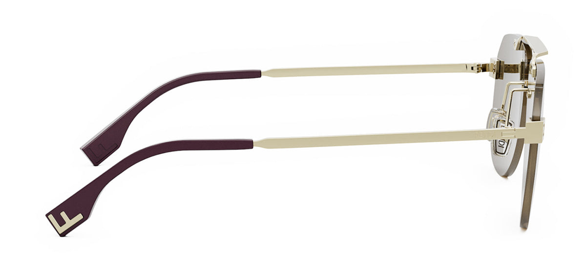 Fendi FE 40115 U 32G Aviator Sunglasses