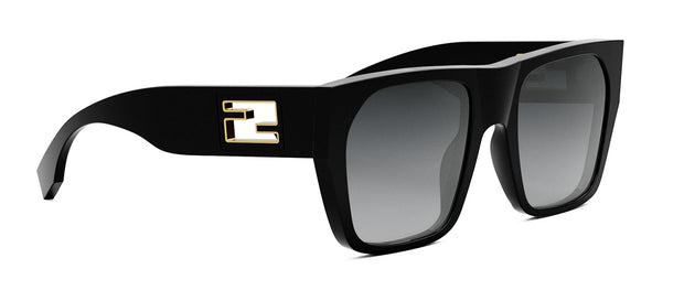 Fendi FE40124I 01B Flattop Sunglasses