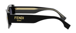 Fendi FE 40125 I 01V Oval Sunglasses