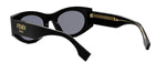 Fendi FE 40125 I 01V Oval Sunglasses