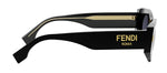 Fendi FE 40125 I 01V Oval Sunglasses