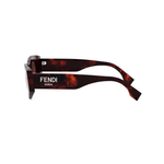 FENDI FE 40125 I 54S Oval Sunglasses
