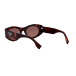 FENDI FE 40125 I 54S Oval Sunglasses