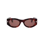 FENDI FE 40125 I 54S Oval Sunglasses