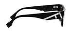 Fendi FE40135I 01A Cat Eye Sunglasses