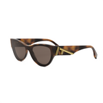 FENDI FE 40135 I 53E Round Sunglasses