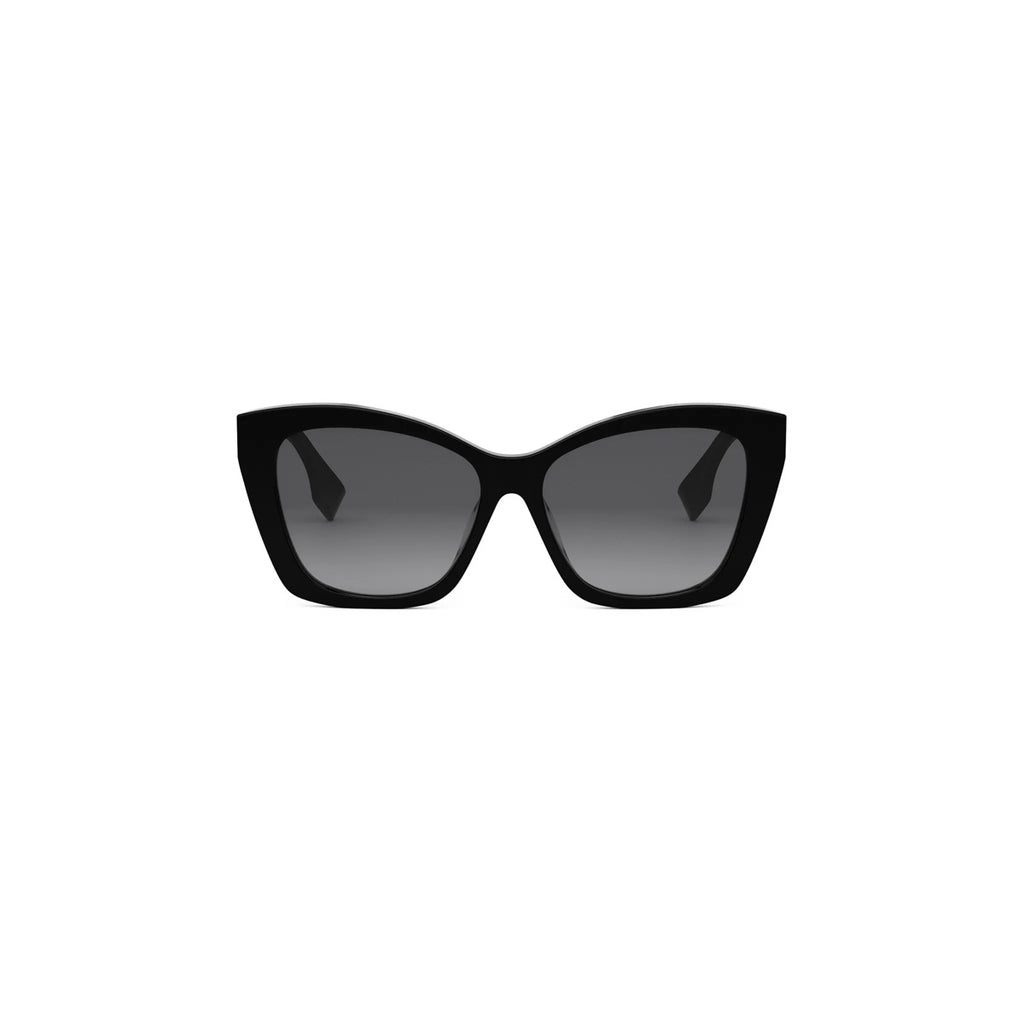 01B - Acetate Shiny Black with Grey Gradient lenses