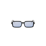 01X - Acetate Shiny Black with Silver Mirror lenses