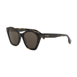 FENDI FE 40175 I 52E Geometric Sunglasses