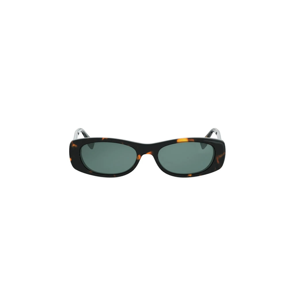 56N - Acetate Shiny Havana with Green Normal lenses