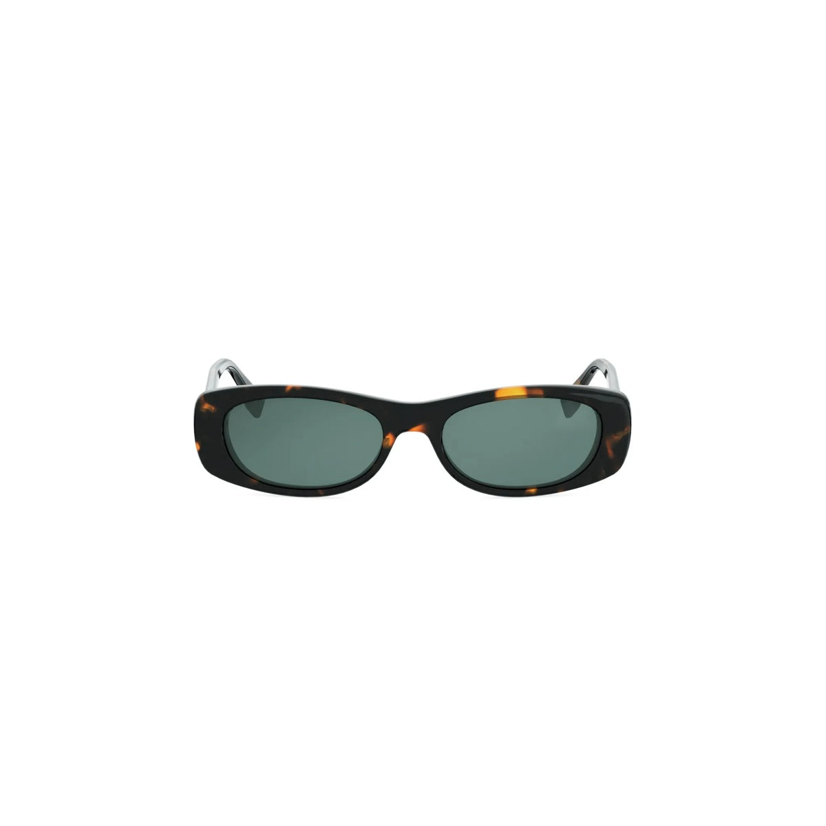 56N - Acetate Shiny Havana with Green Normal lenses