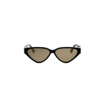 01E - Acetate Shiny Black with Brown Normal lenses