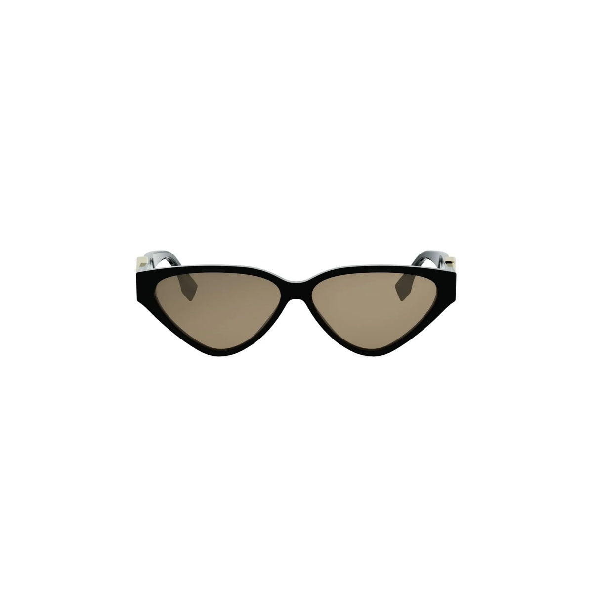01E - Acetate Shiny Black with Brown Normal lenses