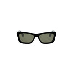 01N - Acetate Shiny Black with Green Normal lenses