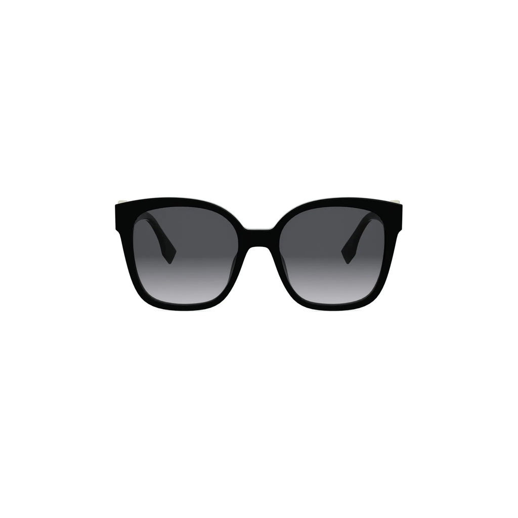 01B - Acetate Shiny Black with Grey Gradient lenses