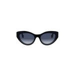 01W - Acetate Shiny Black with Blue Gradient lenses
