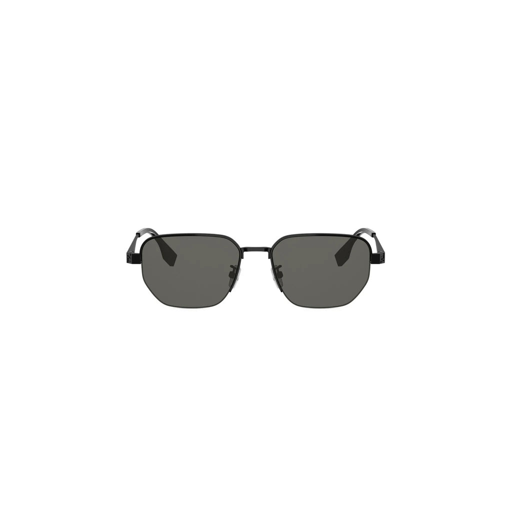 01A - Metal Semi Matte Black with Grey Normal lenses