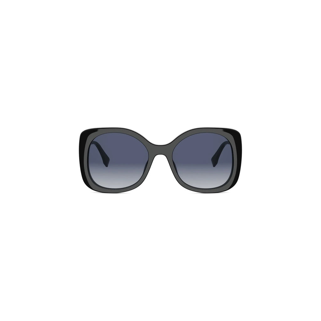 01W - Acetate Shiny Black with Blue Gradient lenses
