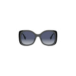 01W - Acetate Shiny Black with Blue Gradient lenses