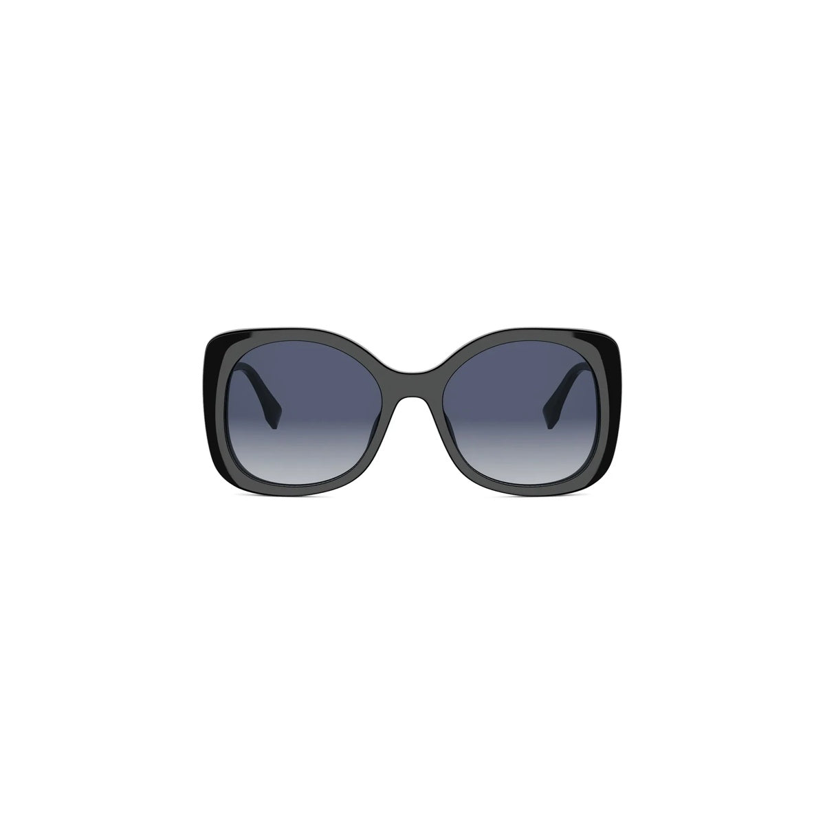 01W - Acetate Shiny Black with Blue Gradient lenses