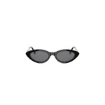 01A - Acetate Shiny Black with Grey Normal lenses