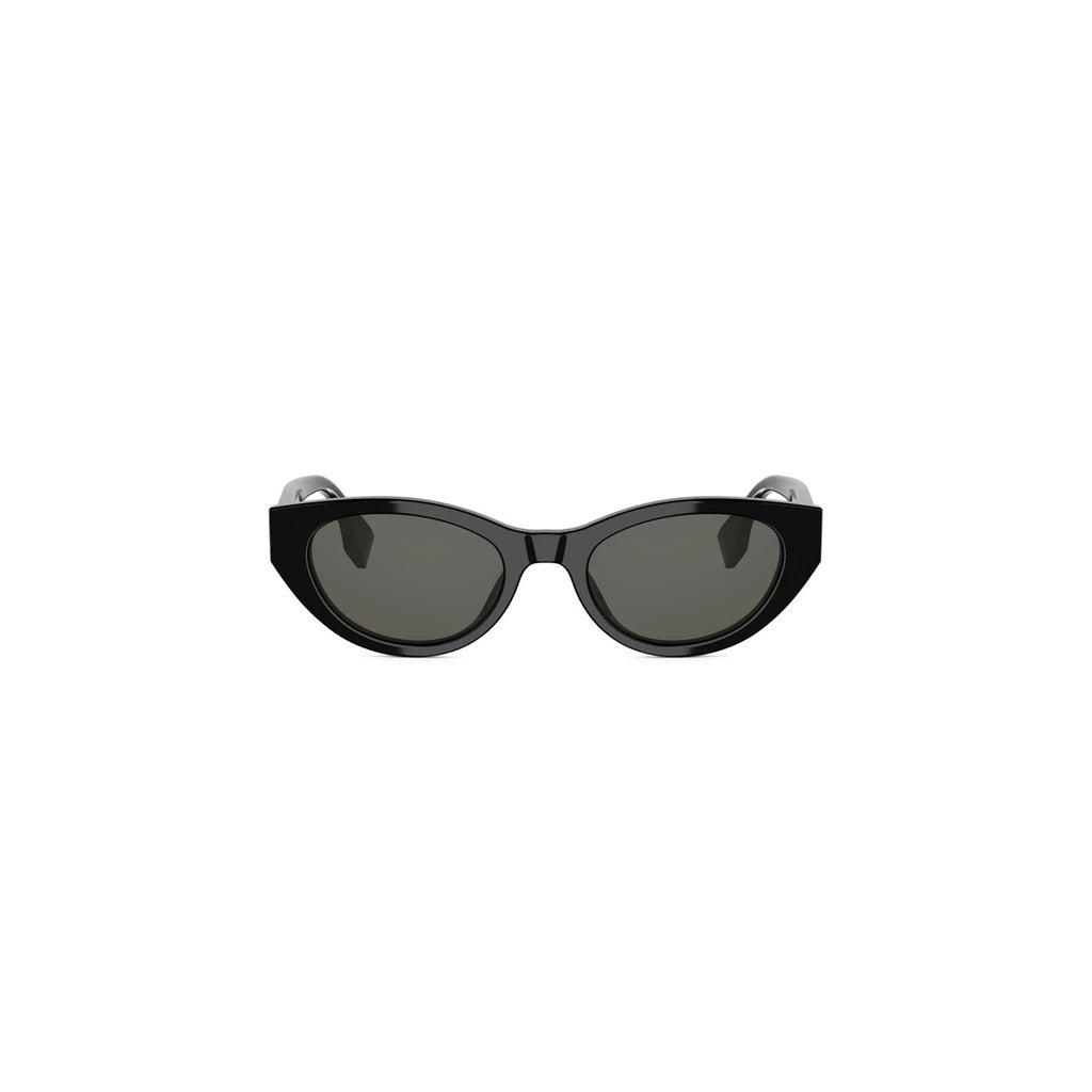 01A - Acetate Shiny Black with Grey Normal lenses