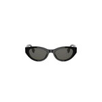 01A - Acetate Shiny Black with Grey Normal lenses