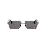 14A - Metal Shiny Silver with Grey Normal lenses