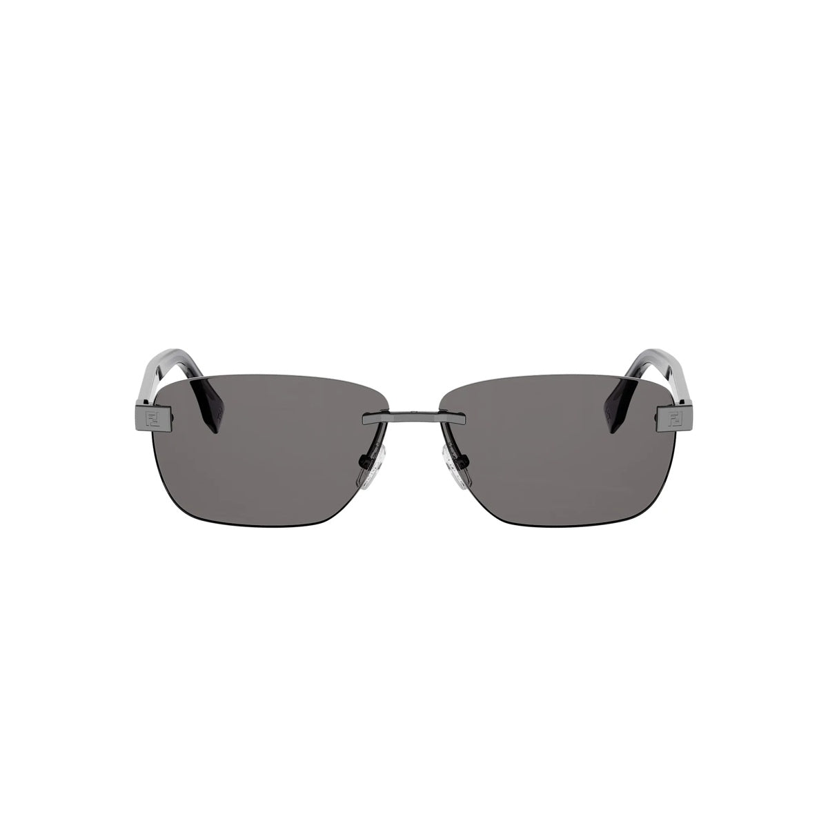 14A - Metal Shiny Silver with Grey Normal lenses