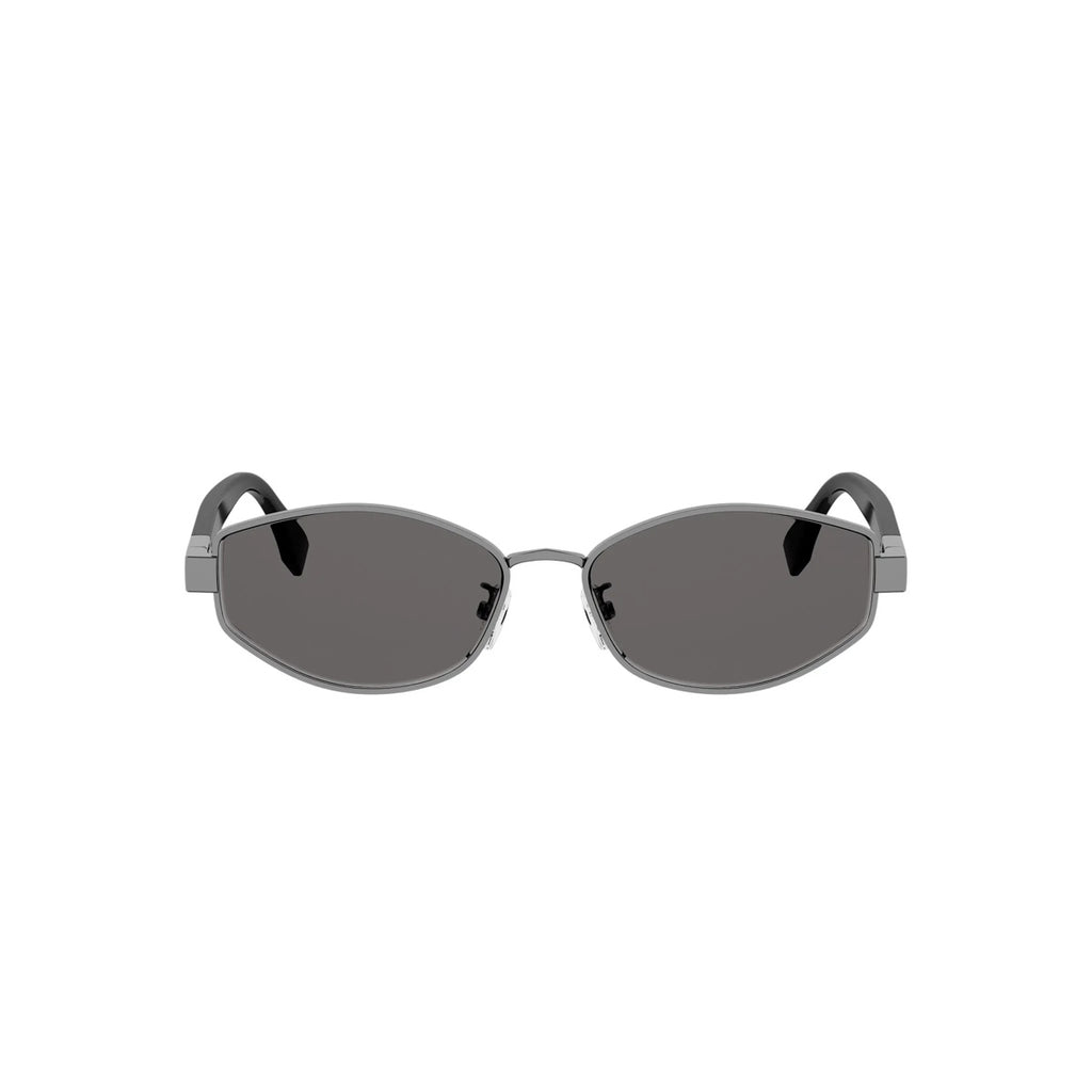 14A - Metal Shiny Silver with Grey Normal lenses
