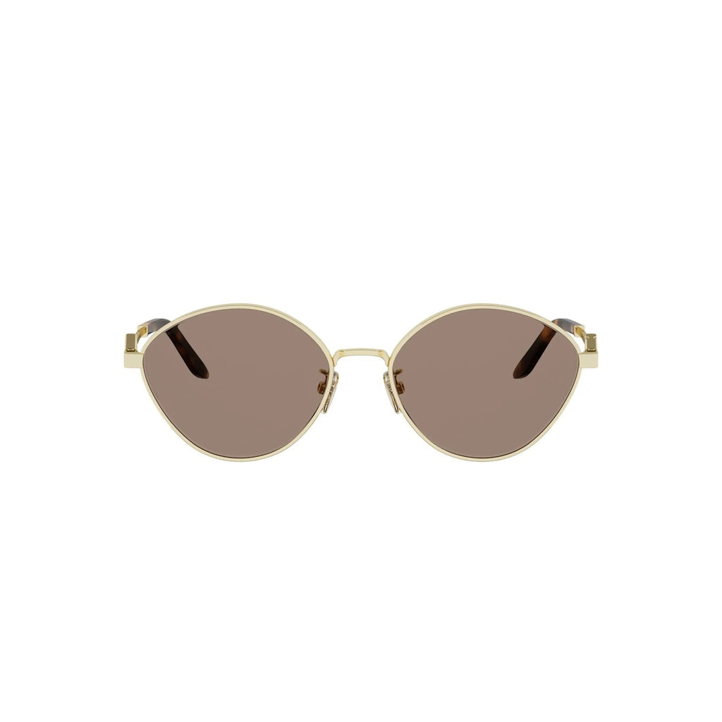 30E - Metal Shiny Gold with Brown Normal lenses