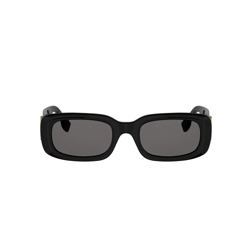 01A - Acetate Shiny Black with Grey Normal lenses