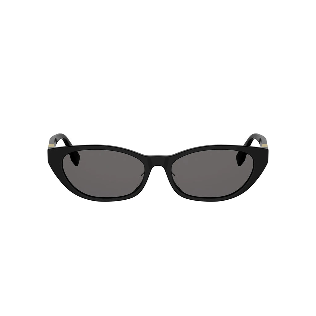 01A - Acetate Shiny Black with Grey Normal lenses