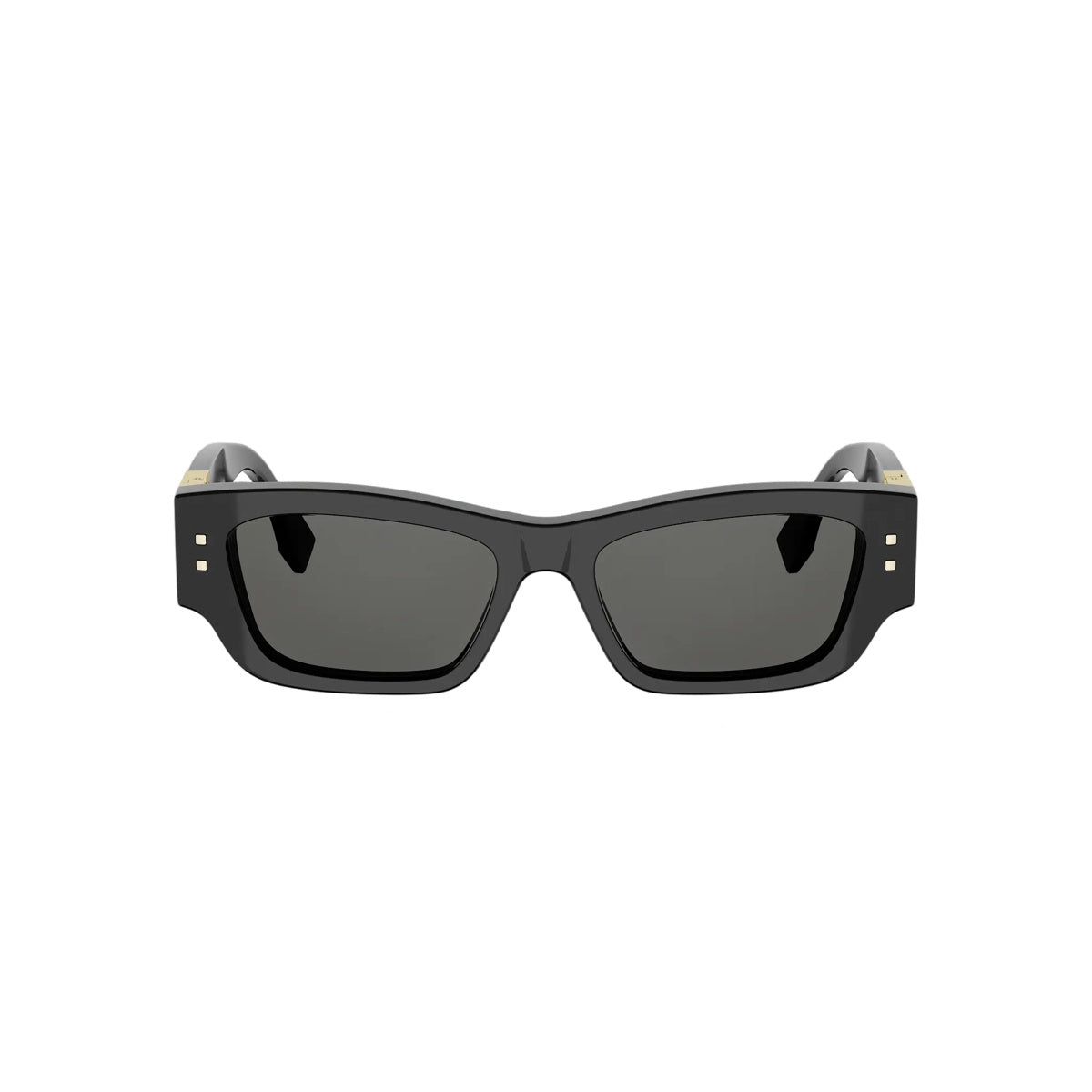 01A - Acetate Shiny Black with Grey Normal lenses