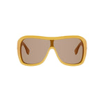 39E - Acetate Shiny Yellow with Brown Normal lenses