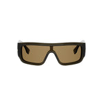 96J - Acetate Shiny Green with Brown Normal lenses