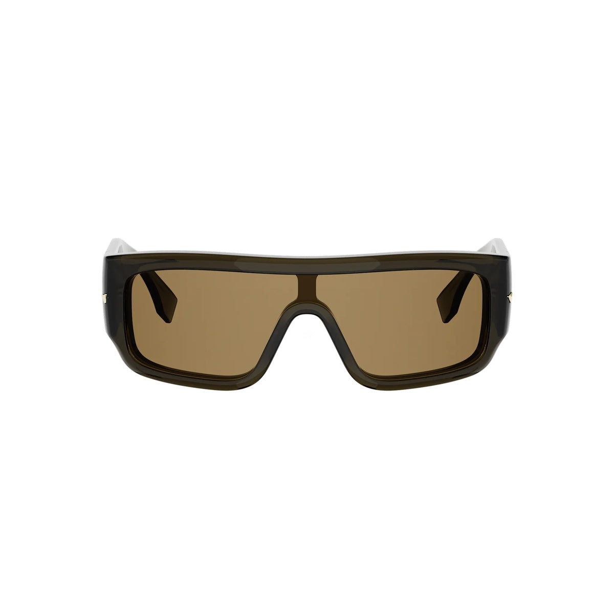 96J - Acetate Shiny Green with Brown Normal lenses